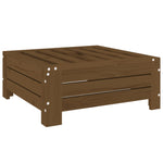 ZNTS Parasol Base Cover Honey Brown Solid Wood Pine 825334