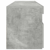 TV Cabinet with LED Lights Concrete Grey 90x35x40 cm 804386
