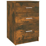 Bed Cabinet Smoked Oak 40x40x63 cm Engineered Wood 820520