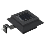 ZNTS Outdoor Solar Lamps 12 pcs LED Square 12 cm Black 277136