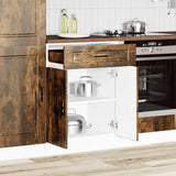 Kitchen Base Cabinet Porto Smoked Oak Engineered Wood 853972