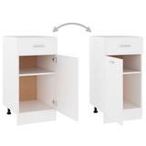 Drawer Bottom Cabinet Lyon White 40x46x81.5 cm Engineered Wood 801212