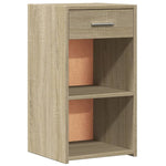 ZNTS Bedside Cabinets 2 pcs Sonoma Oak 35x34x65 cm Engineered Wood 840581