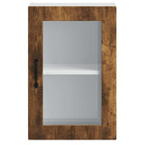 Kitchen Wall Cabinet with Glass Door Porto Smoked Oak 854012