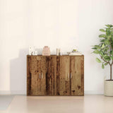 Sideboard 2 pcs Old Wood 60 x 31 x 84 cm Engineered Wood 3334302