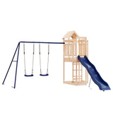 ZNTS Outdoor Playset Solid Wood Pine 3156886