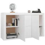 ZNTS Sideboard White 120x36x69 cm Engineered Wood 801841