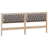 Headboard Other Brown and taupe 200 cm Solid pine wood 878992
