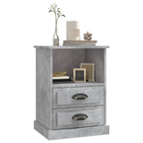 Bedside Cabinets 2 pcs Concrete Grey 43x36x60 cm 816337