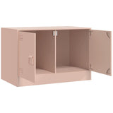 TV Cabinet Pink 67x39x44 cm Steel 841633