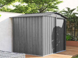 4.3 x 5ft Outdoor Garden Storage Shed - Grey Wood Effect T3398P377654