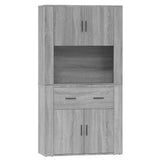 Highboard Grey Sonoma Engineered Wood 3185373