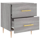 Bedside Cabinet Grey Sonoma 40x35x47.5 cm Engineered Wood 827288