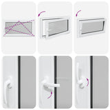 Basement Window "RISOR" 110x70 cm Tilt&Turn DIN Right Anthracite 4108459