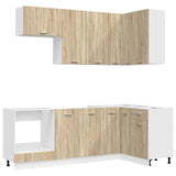 Kitchen Unit LYON 8 pcs Sonoma Oak Engineered Wood 3438433