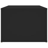 Coffee Table Black 100x50x36 cm Engineered Wood 816521