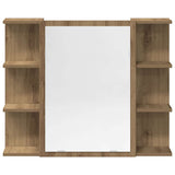 4 Piece Bathroom Furniture Set Artisan Oak Engineered Wood 3328558