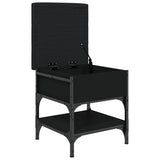 Shoe Bench Black 42x42x45 cm Engineered Wood 835182
