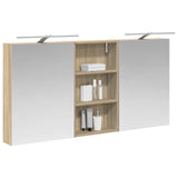 Bathroom Cabinet Set 3 pcs 140 x 14.5 x 70 cm Engineered wood 3403786