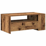 Coffee Table Old Wood 102 x 55 x 43.5 cm Engineered Wood 862731