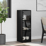 Highboard Black Oak 35 x 37 x 109 cm Engineered Wood 882894