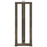 Console Table Legs T-Shaped 2 pcs Black 25x28x cm Steel 4013043