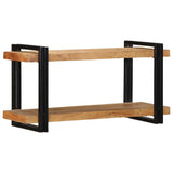 Wall Shelf 90x33x45 cm Solid Wood Acacia 4017487