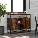 Sideboard Smoked Oak 100x35x80 cm Engineered Wood 835541