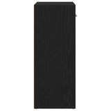 Sideboard Black Oak 60x30x75 cm Engineered Wood 862449