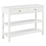 Sideboard White 110x35x80 cm MDF 280028