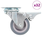 32 pcs Swivel Casters 50 mm 277825