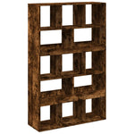 Bookcase Smoked Oak100x33x156.5 cm Engineered Wood 3309370