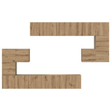 TV Cabinet Set Wall-mounted 10 pcs Artisan Oak Engineered Wood 3393320