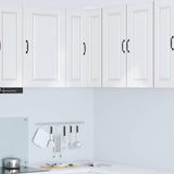 Wall Corner Cabinet PORTO High Gloss White 57 x 57 x 80 cm 885429