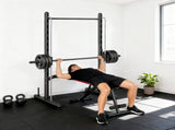 Adjustable Squat Rack, with Pull Up Bar, Barbell Bar for Home Gym T3398P425052