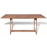 Garden Table 180x90x75 cm Solid Teak Wood 43034