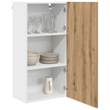 Hanging Cabinet Artisan Oak and White 50 x 31 x 100 cm 884353