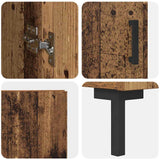 Highboard Old Wood 34.5 x 34 x 180 cm Engineered Wood 3415692