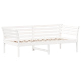 Day Bed without Mattress White 90x190 cm Single Solid Wood Pine 842879