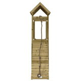 Playhouse with Climbing Wall Impregnated Wood Pine 3155869