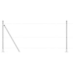 Fence Posts Manual 13 pcs Silver 32mm 110 cm Galvanised steel 42004321