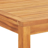 Garden Dining Set Teak Solid Teak Wood Large Stackable 3157934