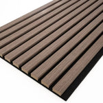 ZNTS WallArt Aku Acoustic Wall Panels Dark Oak 4 pcs 447594
