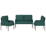 Sofa Sets 3 pcs Dark Green 115 x 56 x 80 cm Plywood 3406212
