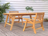Garden Chairs 2 pcs 58x58x87 cm Solid Wood Acacia 363312