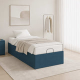 Electric Adjustable Bed Frame Blue 200 x 100 x 33.5 cm Steel 42037320