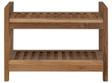 Bathroom Shelf Natural 45 x 30 x 45 cm Solid Teak Wood 42024275