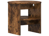 Side Cabinet Smoked Oak 40 x 50 cm Engineered Wood 899826