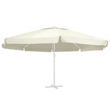 ZNTS Replacement Fabric for Outdoor Parasol Sand 600 cm 312546