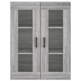 Highboard Grey Sonoma 69.5x34x180 cm Engineered Wood 3198343